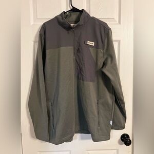 Magellan fish gear men’s xl gray 1/4 jacket moisture wicking with pockets